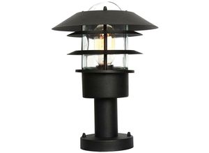 5024005263210 - Elstead - Lighting helsingor-ped-bk Sockelleuchte Helsingor 1xE27 Edelstahl schwarz H305cm B221cm IP44