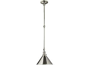 5024005271116 - Elstead Lighting PV-GWP-PN Hängeleuchte Wandleuchte Provence 1xE27 60W Baustahl Nickel poliert H535cm-1235cm Ø297cm dimmbar höhenverstellbar