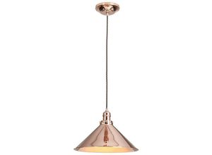 5024005271413 - Elstead Lighting PV-SP-CPR Hängeleuchte Provence 1xE27 100 Baustahl poliertes Kupfer H28cm-200cm Ø37cm dimmbar höhenverstellbar