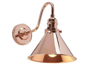 5024005271611 - Lighting PV1-CPR Wandleuchte Provence 1xE27 60W Baustahl poliertes Kupfer H28cm B21cm dimmbar - Elstead