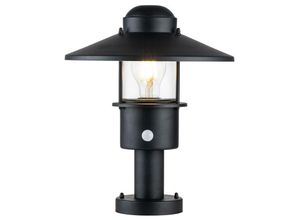 5024005293101 - Lighting klampenborg-ped-pir-bk Sockelleuchte Klampenborg E27 40W IP44 Edelstahl klares Glas schwarz B275cm Ø275cm dimmbar - Elstead