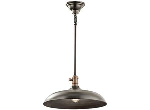 5024005294917 - Kichler kl-cobson-p-oz Hängeleuchte Cobson 1xE27 60W Stahl Altbronze H239-1244cm Ø407cm dimmbar höhenverstellbar