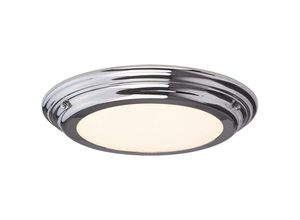 5024005307211 - Lighting welland-f-pc Deckenleuchte Welland 1xLED 25W IP54 Baustahl chrom poliert H4cm Ø361cm 3000K - Elstead