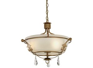 5024005307716 - Lighting windsor-sf-gold Deckenleuchte Windsor 3xE14 60W Stahl Gold Patina H379cm Ø433cm dimmbar - Elstead