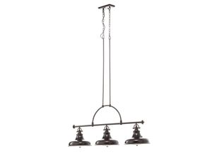 5024005308201 - Quoizel QZ-EMERY3P-PN Hängeleuchte Emery 3xE27 60W Metall Palladio-Bronzer Glas-Diffusor H73-1984cm B1334cm dimmbar höhenverstellbar