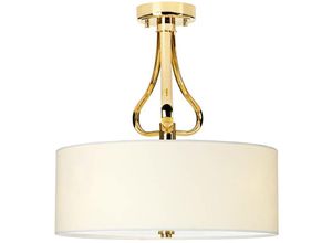 5024005314219 - Lighting bath-falmouth-sf-fg Deckenleuchte Falmouth 3xG9 Gold weiss H425cm L40cm B40cm IP44 3000K - Elstead