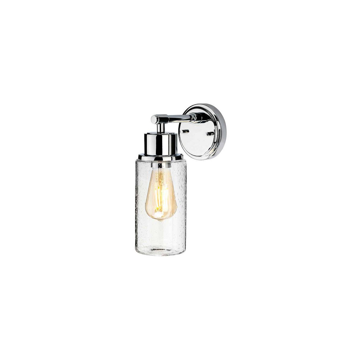 5024005314714 - Lighting BATH-MORVAH1-PC Wandleuchte Morvah 1xE27 60W Baustahl chrom poliert H30cm B12cm IP44 dimmbar - Elstead