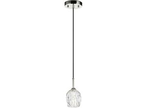 5024005327110 - Elstead - Feiss fe-rubin-mp Hängeleuchte Rubin 1xG9 Nickel poliert Glas klar facettiert H232cm L111cm B111cm 3000K höhenverstellbar