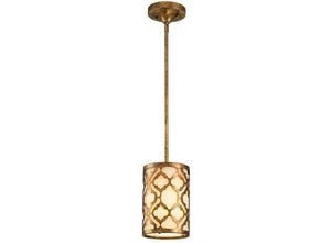 5024005328810 - Elstead - Gilded Nola gn-arabella-mp Hängeleuchte Arabella orientalisch 1xE27 75W Baustahl Gold H394-1372cm Ø171cm dimmbar höhenverstellbar