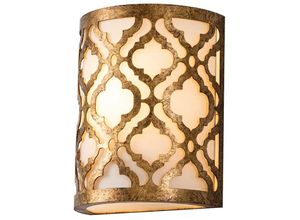 5024005329312 - Elstead - Gilded Nola GN-ARABELLA1 Wandleuchte Arabella 1xE27 60W Baustahl distressed Gold H254cm B203cm dimmbar