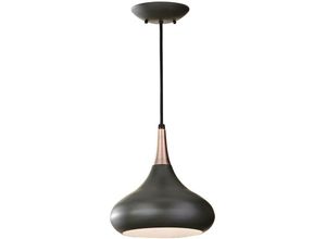 5024005336006 - Elstead - Feiss fe-beso-p-m-dbz Hängeleuchte Beso 1xE27 60W Spun Stahl Bronze dunkel H303-4875cm Ø179cm dimmbar höhenverstellbar