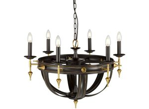 5024005347019 - Elstead - Lighting REGAL6 Kronleuchter Regal 6xE14 H482 Ø712