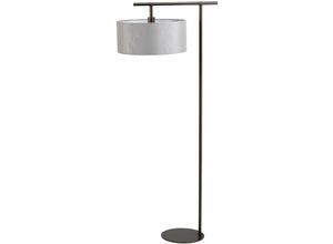 5024005365310 - Lighting balance-fl-dbg Stehleuchte Balance 1xE27 Nickel poliert Stoff weiss H162cm B46cm - Elstead