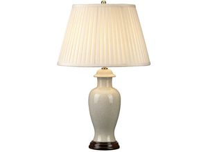 5024005367413 - Lighting ivory-cra-sm-tl Tischleuchte Ivory Crackle 1xE27 H66cm Ø41cm - Elstead