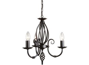 5024005368106 - Elstead - Lighting ART3-BLACK Kronleuchter Artisan 3xE14 H45 Ø36