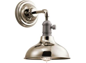 5024005371212 - KL-COBSON1-PN Wandleuchte Cobson 1xE27 60W Stahl Nickel poliert H246cm B203cm dimmbar - Kichler