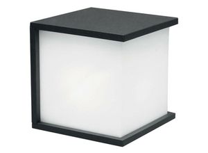 5024005372110 - Lighting torsten-sq Wandleuchte Torsten 1xE27 60W IP54 Druckguss-Aluminium Polycarbonat graphit H165cm B165cm dimmbar - Elstead