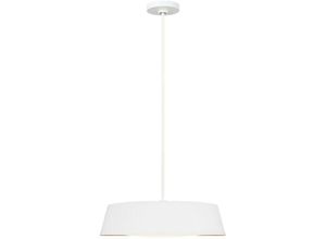 5024005393214 - Elstead Lighting - Feiss FE-ASHER-5P-WHT Hängeleuchte Asher 5xE14 60W Stahl Mattweiß Glas H33-155cm Ø485cm dimmbar höhenverstellbar