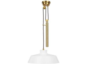 5024005393511 - Elstead Lighting - Feiss fe-candor-p Hängeleuchte Candor 1xE27 60W Stahl mattweiß H626-3658cm Ø432cm dimmbar höhenverstellbar