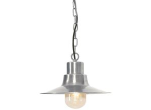 5024005394006 - Lighting sheldon-ch-an Hängeleuchte Somerton 1xE27 100W Messing antik Nickel H33-95cm Ø295cm IP44 dimmbar höhenverstellbar - Elstead