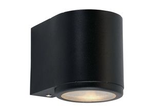 5024005397915 - Elstead - Mandal Outdoor 1 Licht Down Wandleuchte Schwarz IP44 GU10