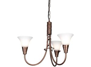 5024005406907 - Elstead - Emily - Multi Arm Chandelier 3 Light Copper Finish E14