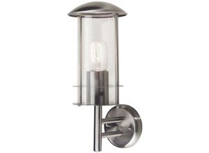 5024005413707 - Lighting bruges-st-steel Wandleuchte Bruges 1xE27 60W Edelstahl silber H365cm B135cm IP44 dimmbar - Elstead