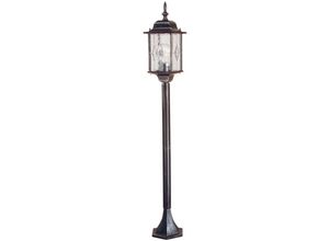 5024005432807 - Lighting WX4 Wegeleuchte Wexford 1xE27 schwarz   silber H1235cm B159cm - Elstead