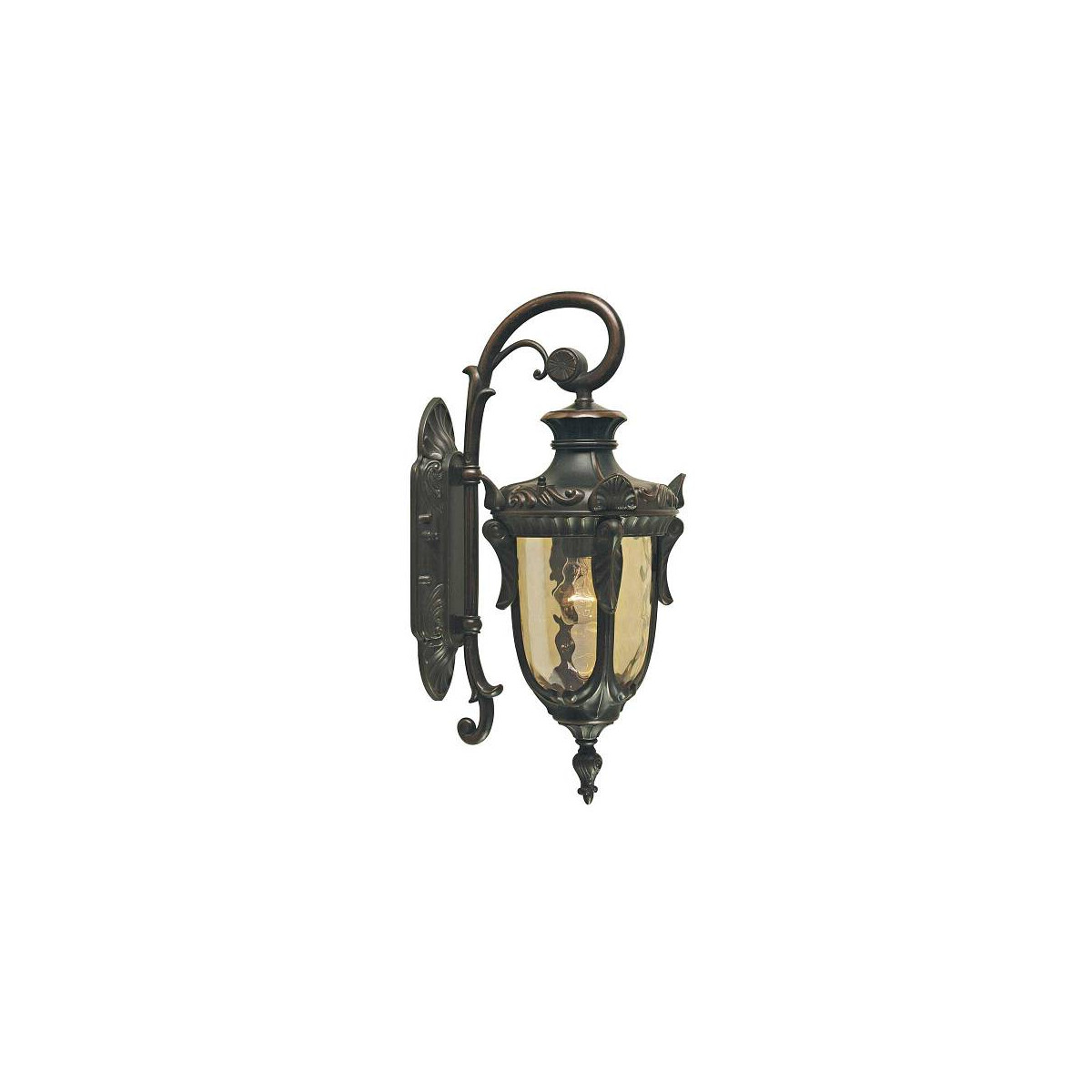 5024005454908 - Elstead - Lighting PH2-M-OB Wandleuchte Philadelphia 1xE27 100W Metall Altbronze Glas H52cm B19cm IP44 dimmbar