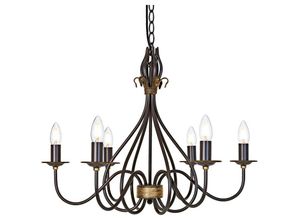 5024005460206 - Lighting WM6 Kronleuchter Windermere 6xE14 H485 Ø645 - Elstead