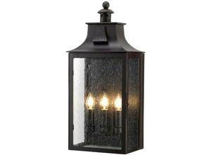 5024005482505 - Lighting balmoral Wandleuchte Balmoral 3xE14 60W Schmiedeeisen Altbronze H615cm B277cm IP44 dimmbar - Elstead