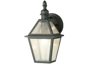 5024005482604 - Elstead - Lighting polruan Wandleuchte Polruan 1xE27 Druckguss-Aluminium schwarz Glas H34cm B179cm IP44 dimmbar