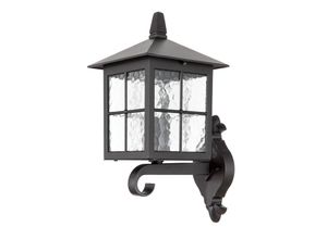 5024005488200 - Lighting BL17-BLACK Wandleuchte Winchester 1xE27 100W Aluminium-Druckguß schwarz Glas H385cm B185cm IP44 dimmbar - Elstead