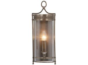 5024005489603 - Lighting gh-wb-db Wandleuchte Guildhall 1xE14 60W Baustahl dunkle Bronze Glas H41cm B15cm dimmbar - Elstead