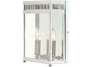 5024005489900 - Lighting HL7-M-PC Deckenleuchte Holborn 2xE14 60W Messing Chrom poliert H31cm L11cm B255cm IP44 dimmbar - Elstead