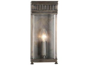 5024005490302 - Elstead - Lighting HL7-S-DB Wandleuchte Holborn 1xE14 60W Messing Bronze dunkel Glas H31cm B13cm IP44 dimmbar