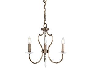 5024005492009 - Pimlico - Kronleuchter 3 Light Dark Bronze Finish E14 - Elstead