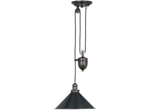 5024005492405 - Lighting pv-p-ob Hängeleuchte Provence 1xE27 100 Baustahl Altbronze H96cm-180cm Ø37cm dimmbar höhenverstellbar - Elstead