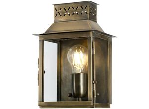 5024005507703 - Elstead - Lighting mbeth-palace Wandleuchte Lambeth Palace 1xE27 100W Altmessing H27cm B18cm IP44 dimmbar