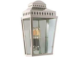 5024005508809 - Lighting mansion-house-pn Wandleuchte Mansion House 1xE27 100W Messing Nickel poliert H375cm B22cm IP44 dimmbar - Elstead