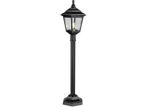 5024005520801 - Lighting kerry-pillar Wegeleuchte Kerry 1xE27 Polymer Polycarbonat schwarz H116cm L255cm B255cm IP44 - Elstead