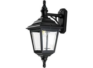 5024005521006 - Lighting kerry-wall Wandleuchte Kerry 1xE27 100W Polymer Polycarbonat schwarz H52cm B205cm IP44 dimmbar - Elstead