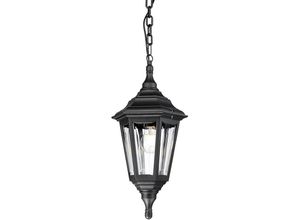 5024005521105 - Lighting kinsale-chain Hängeleuchte Kinsale 1xE27 100W Polymer Polycarbonat schwarz H635-73cm Ø23cm IP44 dimmbar höhenverstellbar - Elstead