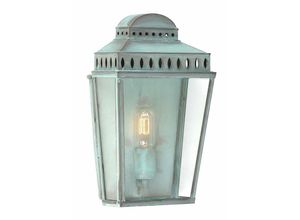 5024005522003 - Elstead - Lighting mansion-house-v Wandleuchte Mansion House 1xE27 100W Messing Grünspan Glas H375cm B22cm IP44 dimmbar