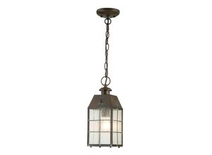 5024005587118 - Lighting QN-NANTUCKET8-M-AS quintiesse Hängeleuchte Nantucket E27 1x40W IP44 Altmessing Glas klar H483-2051cm B14cm dimmbar höhenverstellbar