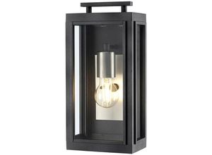 5024005675518 - Lighting qn-sutcliffe-s-az quintiesse Wandleuchte Sutcliffe E27 1x40W IP44 Aluminium Altzink & antikes Nickel H355cm B178cm dimmbar - Elstead