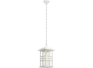 5024005676713 - Kichler KL-BEACON-SQUARE8-WHT Hängeleuchte Beacon Square 1xE27 40W IP44 Komposit weiß Glas H377-1336cm L165cm B165cm dimmbar höhenverstellbar