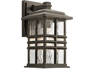 5024005677215 - Kl-beacon-square-s-oz Wandleuchte Beacon Square 1xE27 40W Komposit Altbronze Glas H302cm B165cm IP44 dimmbar - Kichler