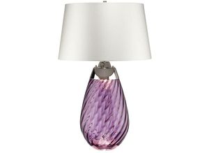 5024005679912 - Lighting lena-tl-l-plum-owss Tischleuchte Lena 1xE27 H74 Ø46 mit Schalter 3000K - Elstead