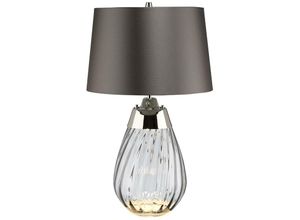 5024005680611 - Lighting lena-tl-s-smoke Tischleuchte Lena 1xE27 H605 Ø35 mit Schalter 3000K - Elstead